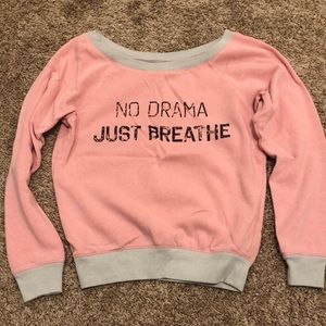 XS Off the off the shoulders sweatshirt